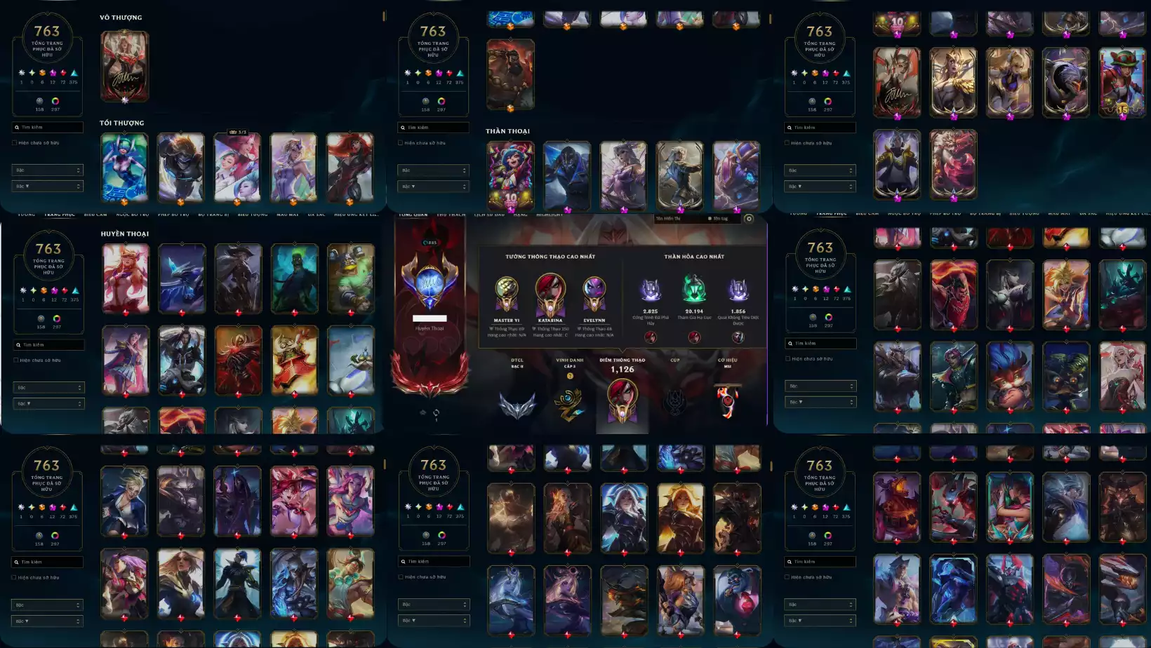 LOL 763 SKIN AHRI HUYỀN THOẠI BẤT TỬ GÓI 60k RP FULL ĐA SẮC TRÁC VIỆT  BIỂU CẢM ĐẠI CAO THỦ  TFT  SÂN HUYẾT NGUYỆT  THÔNG TIN HỖ TRỢ ĐẦY ĐỦ!